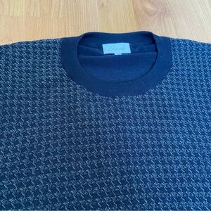 Brioni Preppy Navy Lightweight Crewneck Sweater Men’s 54
